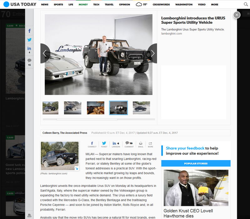 Illustration for article titled Lamborghini Unveils... The Past?